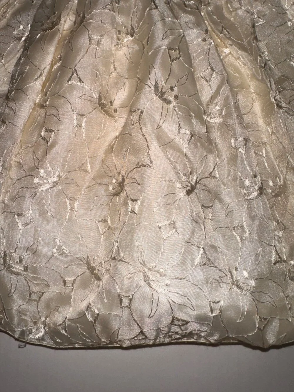 Rare Editions Green Velour & Gold Lace Holiday Party Dress Girls 2T #680